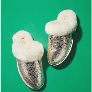 Women's Scuffette II Metallic Mule Slippers sz 7